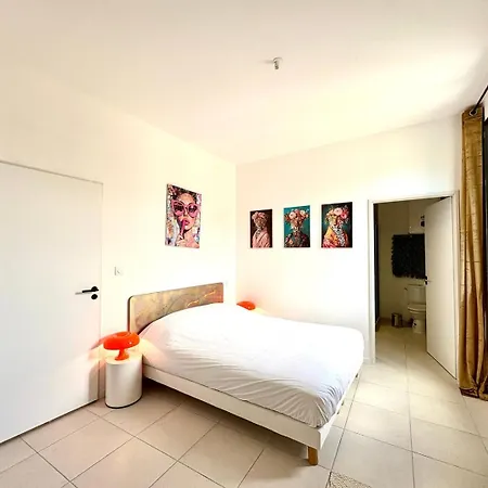 L'artelier,t2 Centre Nimes, Lit 160, Clim Apartmán Nîmes