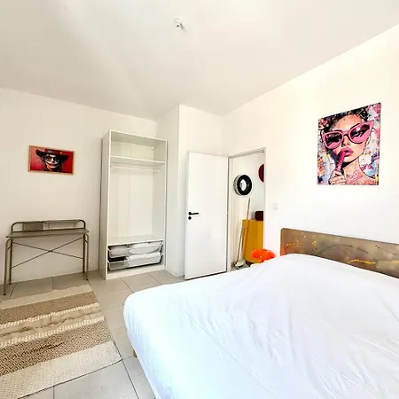 L'artelier,t2 Centre Nimes, Lit 160, Clim Apartmán Nîmes
