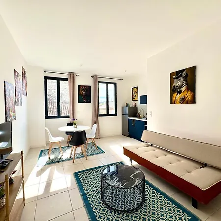 Apartmán L'artelier,t2 Centre Nimes, Lit 160, Clim *